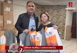 Continúa entrega de uniformes este día en Guaymas y Empalme
