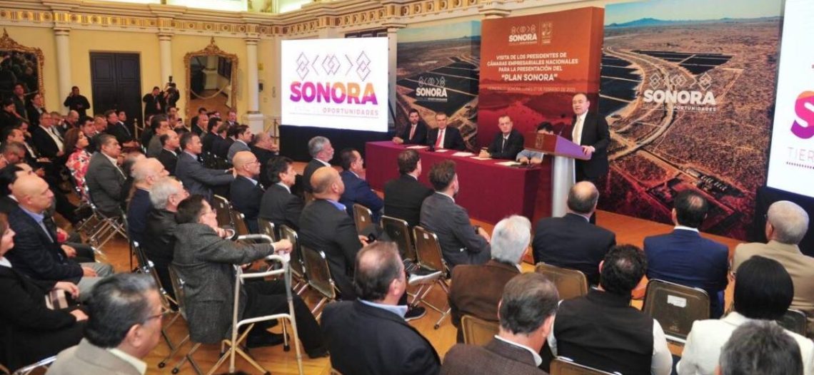 Líderes de cámaras empresariales nacionales respaldan el Plan Sonora
