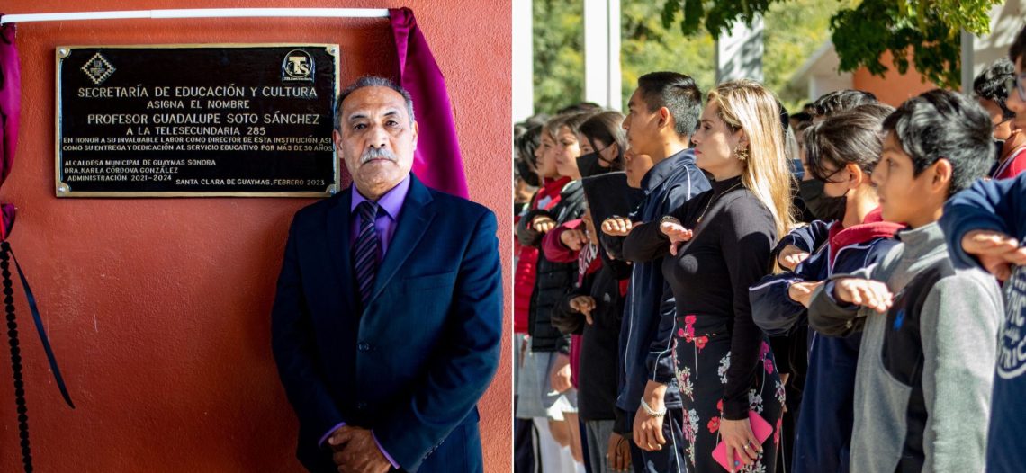 Asignan nombre a Telesecundaria 285 como ‘Guadalupe Soto Sánchez’