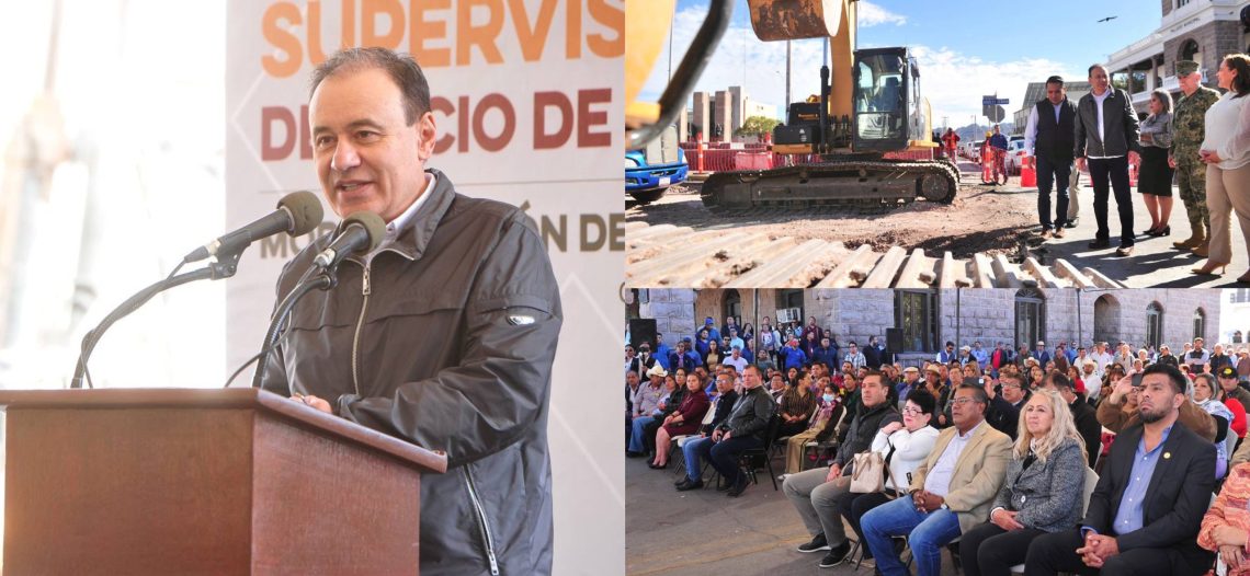 Supervisa gobernador Alfonso Durazo inicio de obras de rehabilitación de la avenida Aquiles Serdán en Guaymas