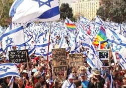Megaprotesta doblega reforma de Netanyahu; huelga general en Israel