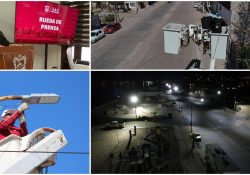 Avanza Ayuntamiento de Guaymas con la instalación de luminarias en la ciudad