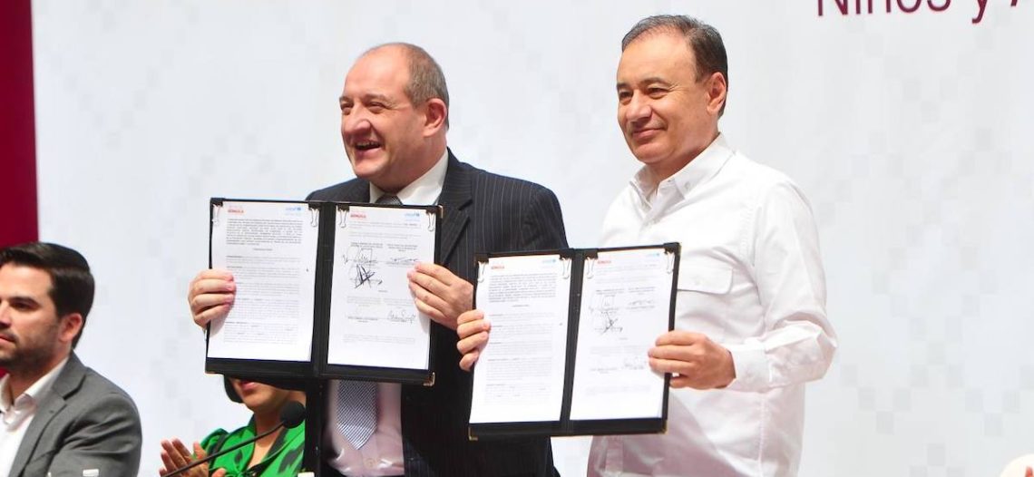 Acuerdan Gobierno de Sonora y Unicef México trabajo conjunto