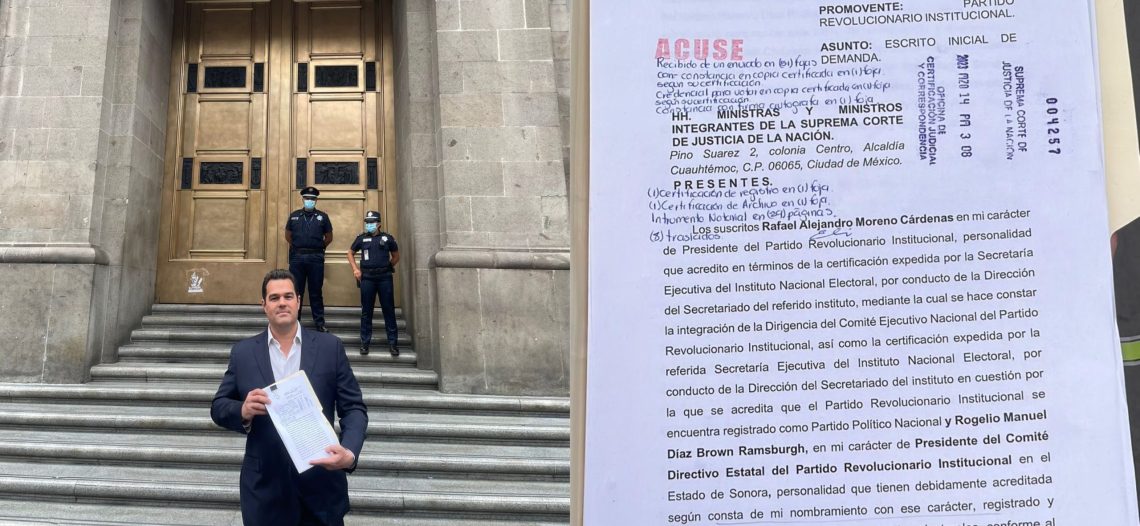 Rogelio Díaz Brown busca invalidar decreto que reduce a 3 años siguiente periodo del gobierno del Estado