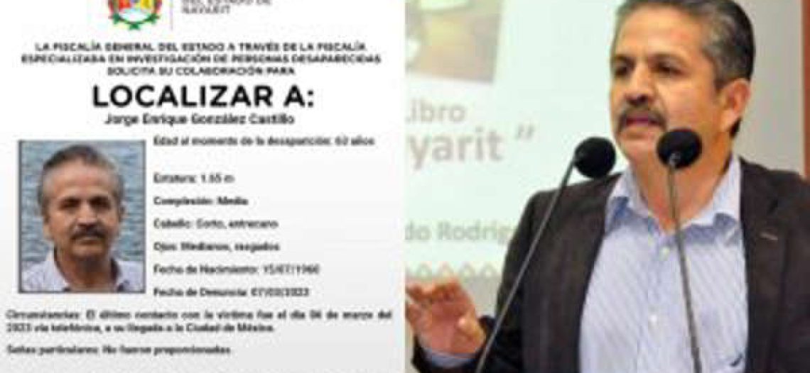 Reportan desaparición del periodista Jorge Enrique González, en Nayarit