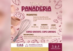 Promociona Desarrollo Social “Taller de Panadería” en CIAS del sector 23 de marzo