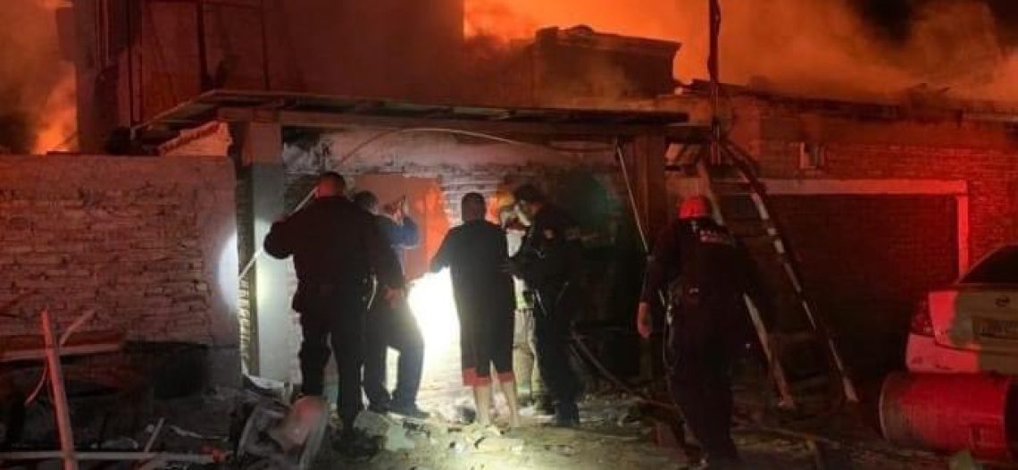 Mueren cuatro niños y su madre durante incendio en San Luis Rio Colorado