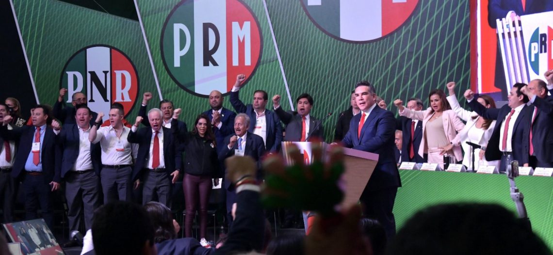 El PRI asegura que celebrará sus 100 años desde Palacio Nacional; cumplió 94 este sábado
