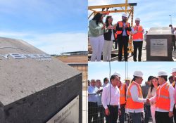Coloca gobernador Alfonso Durazo primera piedra del proyecto Sky Bridge Sonora