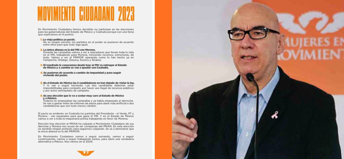 “La única alianza es la del PRI con Morena”, responde MC a “Alito”