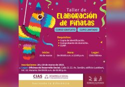 Invita Ayuntamiento de Guaymas a “taller de elaboración de piñatas”.