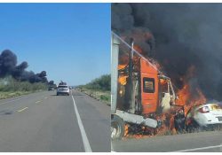 Fatal accidente deja 4 personas sin vida en carretera  Caborca – Sonoyta