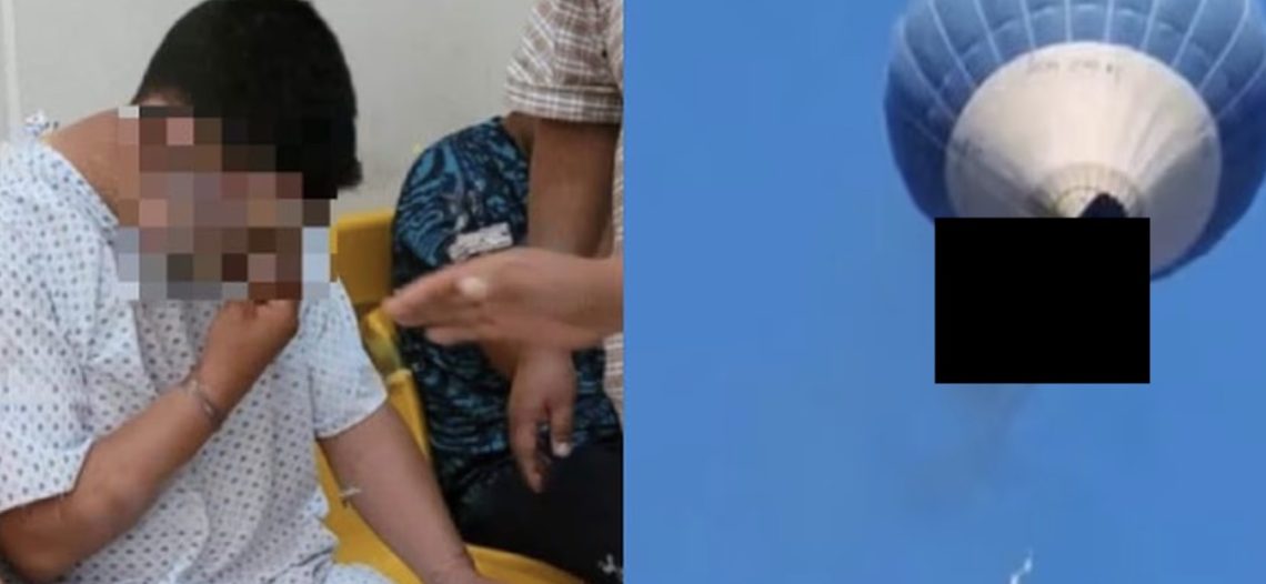 Trasladan a Fiscalía al piloto del globo aerostático que se incendió