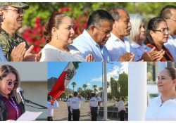 Organiza Ayuntamiento y Acción Cívica ceremonia de izamiento de Bandera