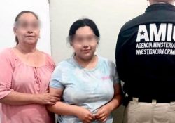 Madre e Hija localizadas en Guaymas por agentes AMIC, víctimas de engaño con fines de extorsión.