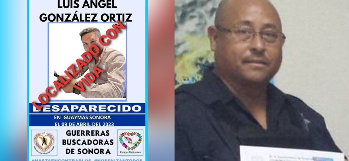 Regresa con vida a Luis Angel; su padre el Ex-Policía Eduardo González sigue desaparecido.
