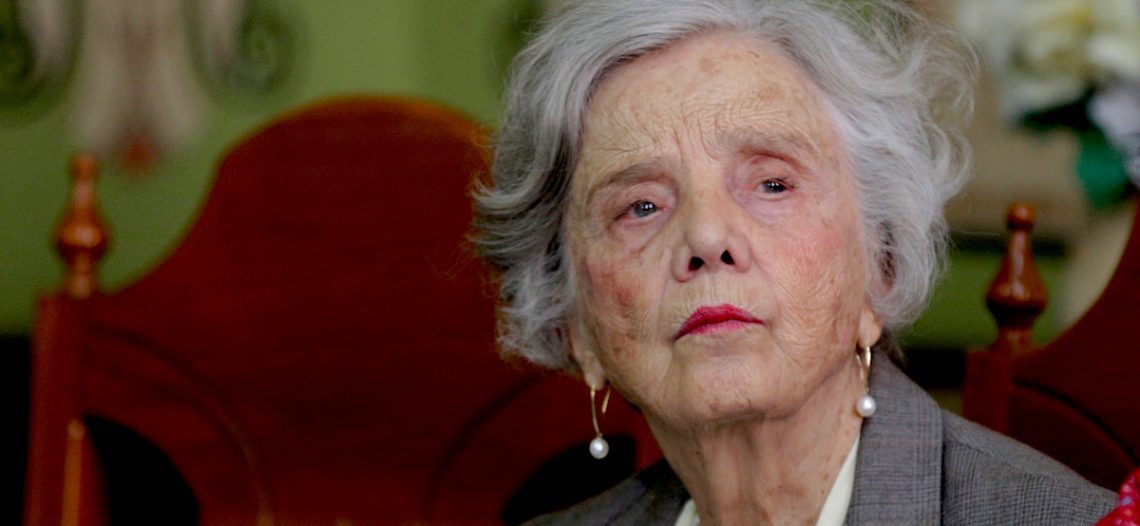Elena Poniatowska recibirá medalla Belisario Domínguez