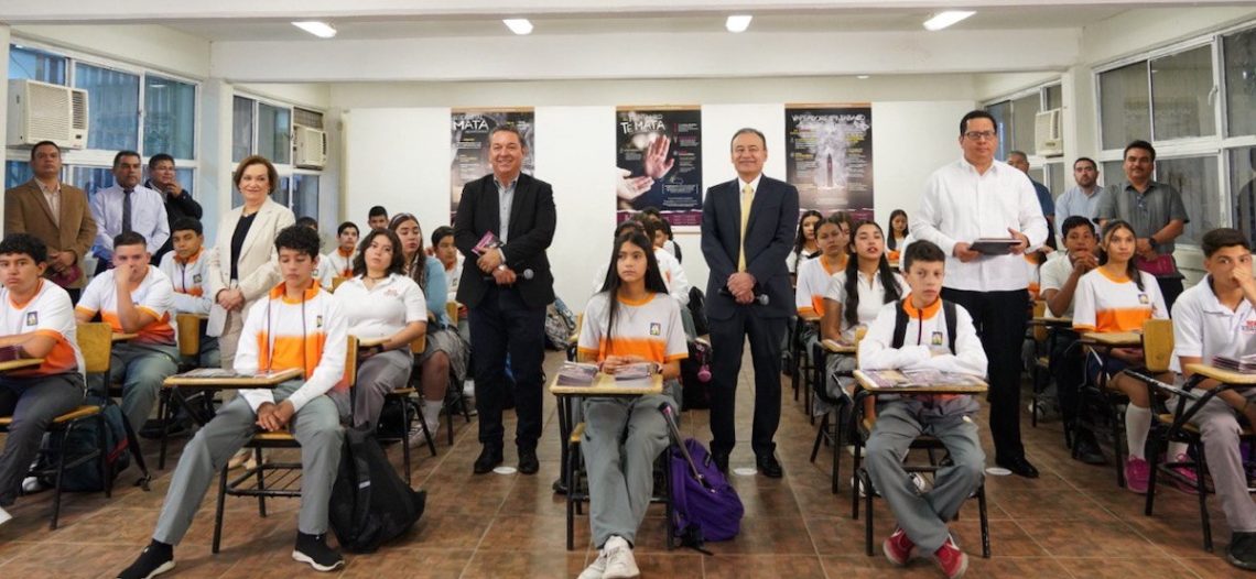 En Sonora, prevenimos las adicciones en estudiantes: Alfonso Durazo