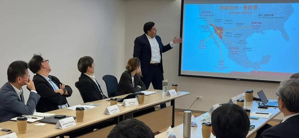 Gobierno del estado presenta Plan Sonora a gigantes tecnológicos de Taiwán