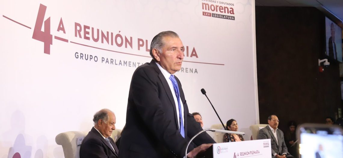 AMLO estará entre dos y tres días fuera por Covid-19: Adán Augusto López