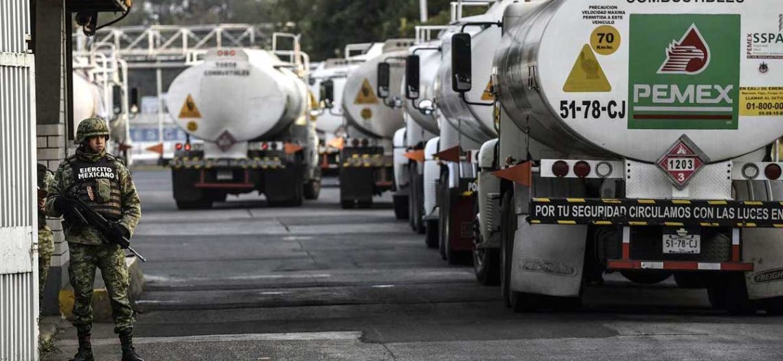 Cuidan pipas 15 mil elementos de la Guardia Nacional: Pemex