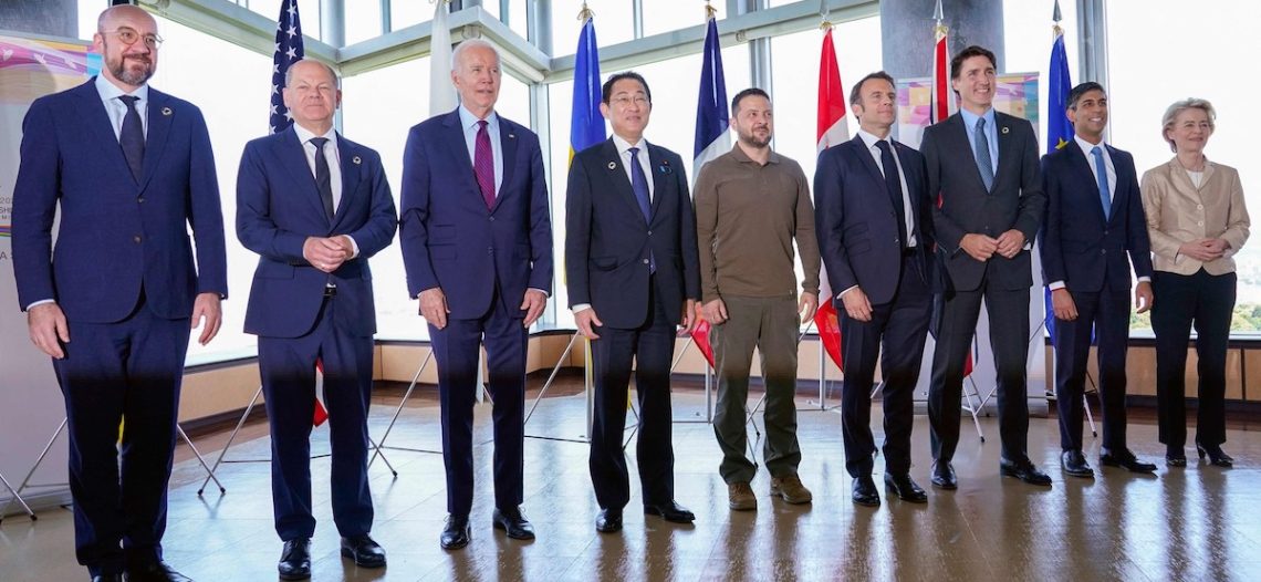 Zelenski recibe nueva ayuda militar y apoyo diplomático del G7