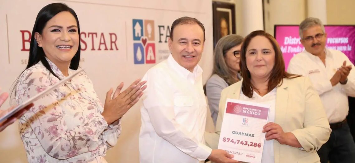 Entrega Alfonso Durazo cerca de mil 200 millones de pesos del FAIS a municipios
