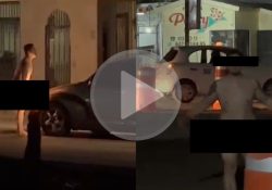 Violento sujeto se desnuda en pleno Blvd Diana Laura de Guaymas norte