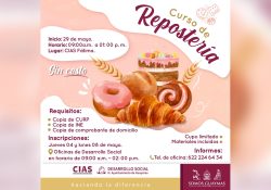 Invita Desarrollo Social a “Curso de Repostería” en CIAS del sector Fátima.