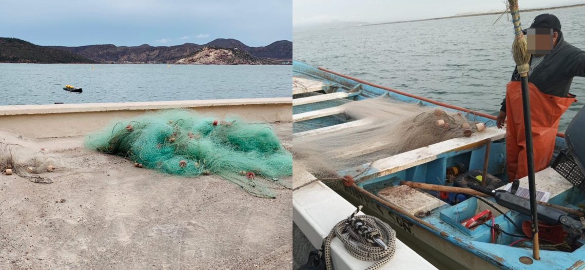 Asegura la Semar artes de pesca en este puerto