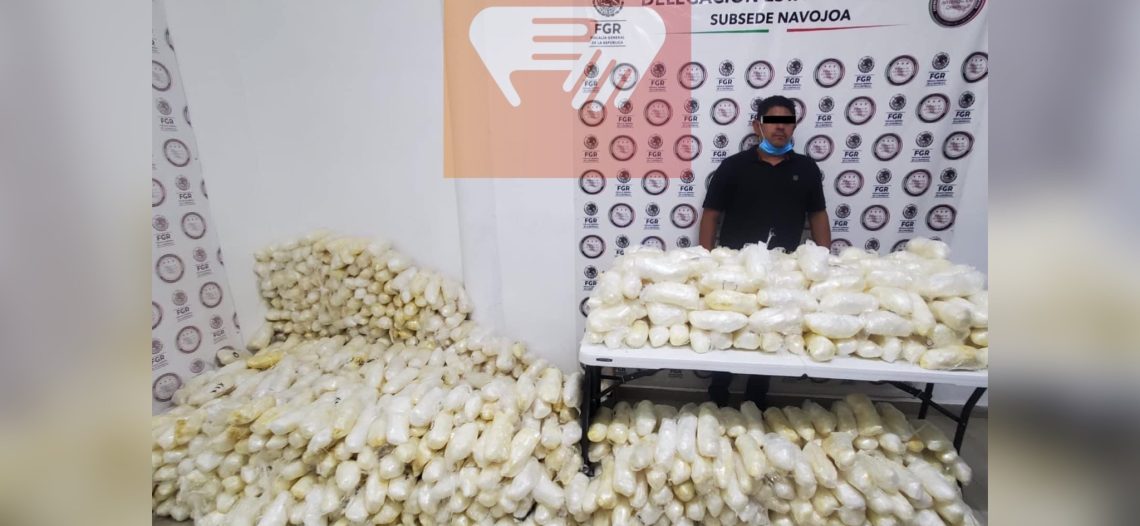 Aseguran casi una tonelada y media de paquetes con metanfetamina