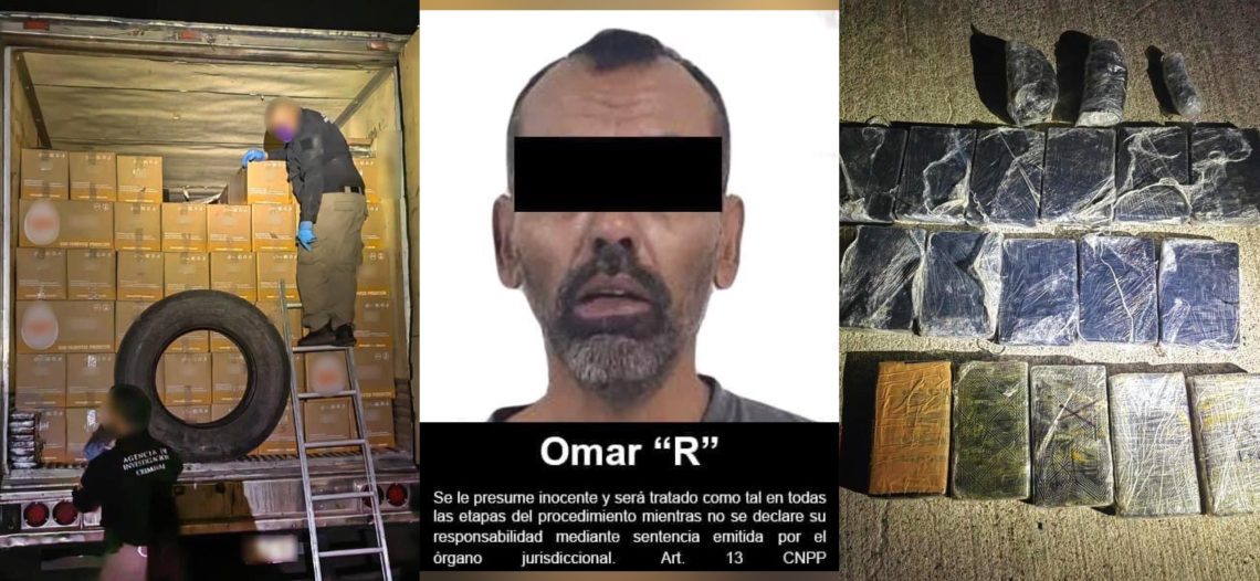 Decomisa Mesa de Seguridad 16 kilos de fentanilo ocultos en cajas de huevo