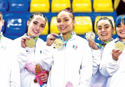 La gimnasia mexicana se colgó el oro tras una brillante actuación