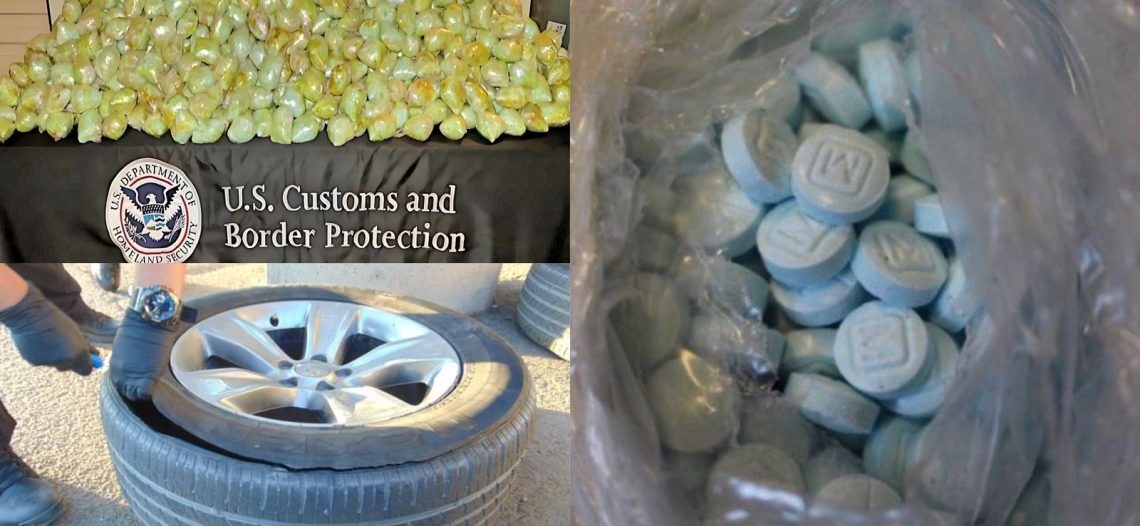 Aseguran 1 millón 200 mil pastillas de fentanilo en frontera Sonora-Arizona