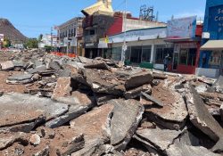 Tampoco hoy trabajaron el tramo de la avenida Serdán entre calles 16 y 17