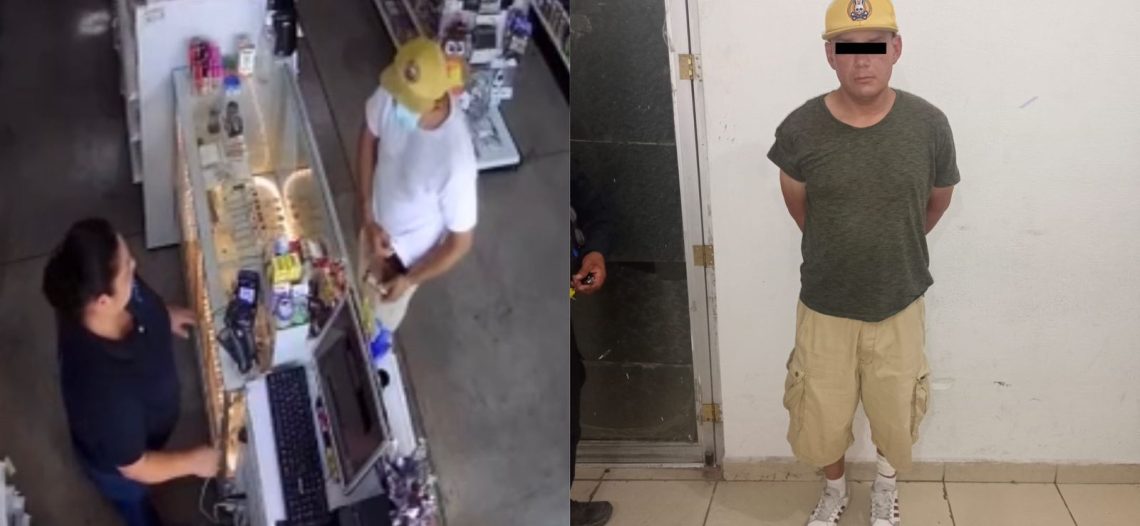 Detiene Policía Municipal a asaltante en Las Delicias