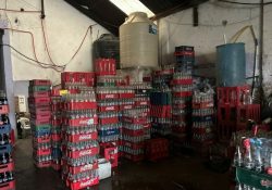 Descubren otra fábrica de Coca-Cola pirata
