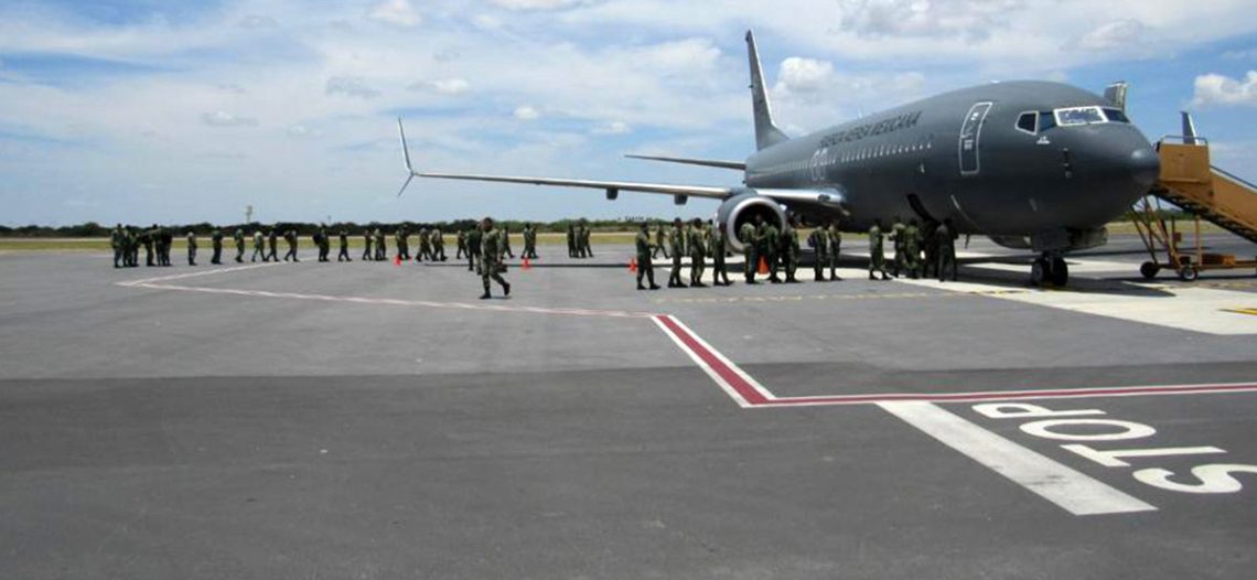 Llegan 100 militares a Tamaulipas para reforzar seguridad