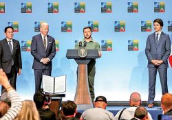 Ucrania obtiene refuerzo militar tras cumbre de la OTAN