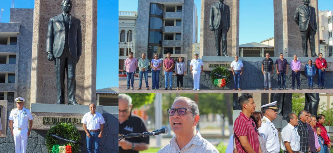 Recuerdan autoridades aniversario luctuoso de Adolfo de la Huerta Marcor