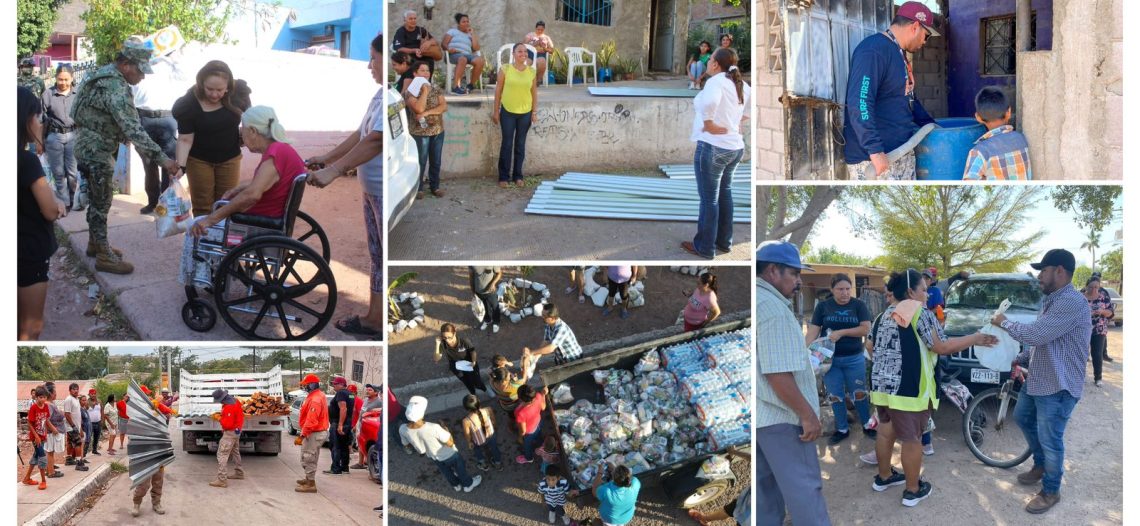 Trabaja Ayuntamiento de Guaymas para apoyar a familias.