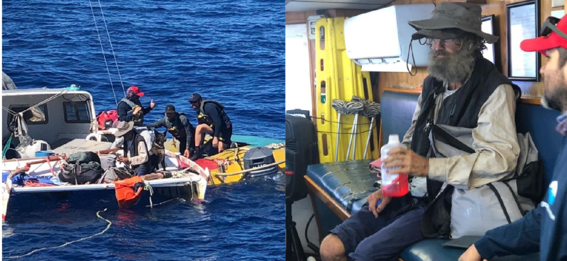 Rescatan a náufrago irlandés que sobrevivió 3 meses en altamar; salió de La Paz