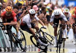 Accidentado esprint en el Tour de Francia; Philipsen vuelve a ganar