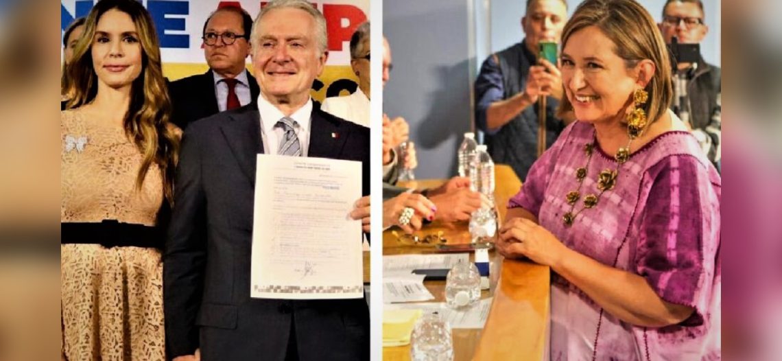 Xóchitl Gálvez y Santiago Creel, primeros en registrarse por el Frente Amplio por México
