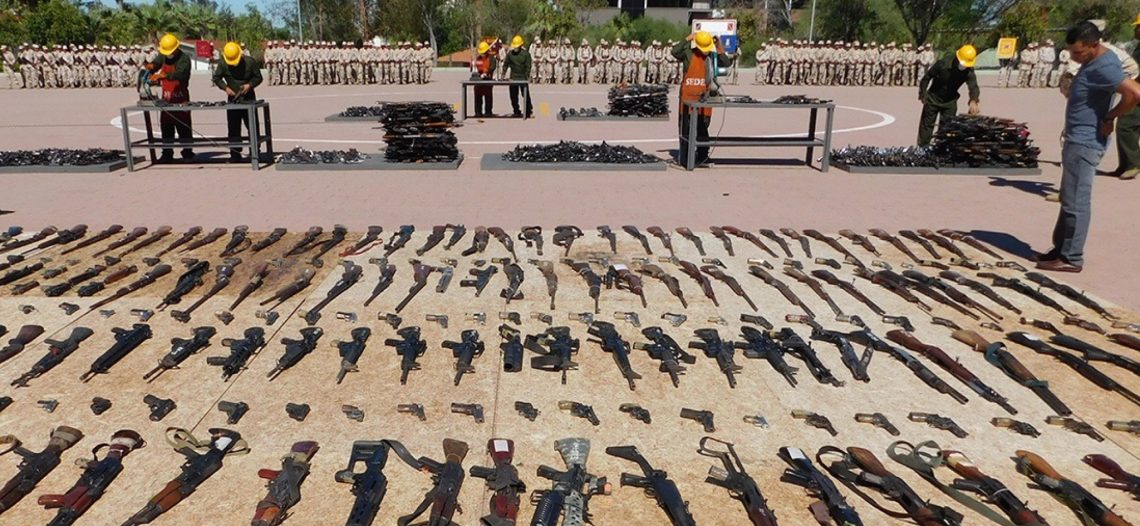 México ha confiscado 70 mil armas, contra 3 mil recuperadas por Washington