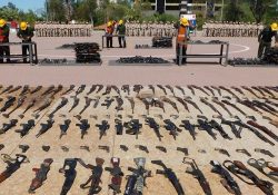 México ha confiscado 70 mil armas, contra 3 mil recuperadas por Washington