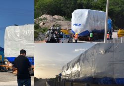 Llegan los primeros vagones del Tren Maya a Cancún; probarán la ruta a Mérida