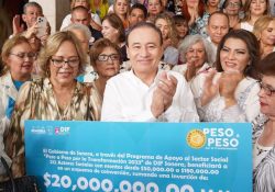 Entrega Gobierno de Sonora 20mdp a través de Peso a Peso por la Transformación