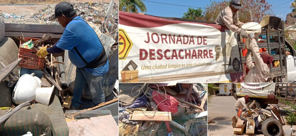 Recolecta Ayuntamiento de Guaymas más de cien toneladas de “cacharros”