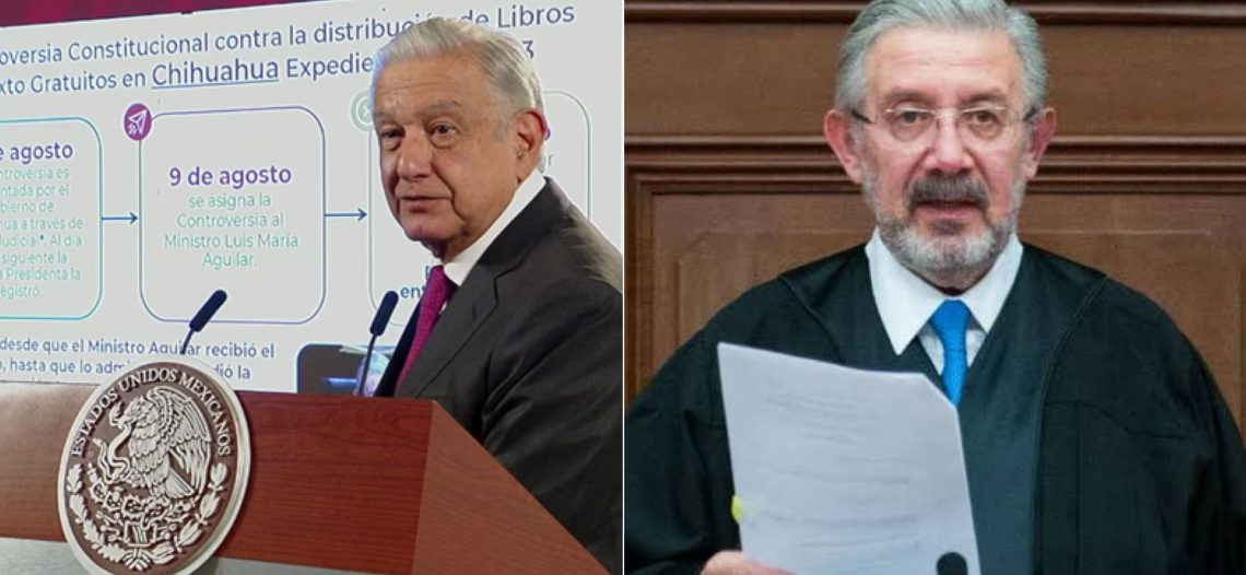 Confrontan criterios el presidente AMLO y ministro de la SCJN